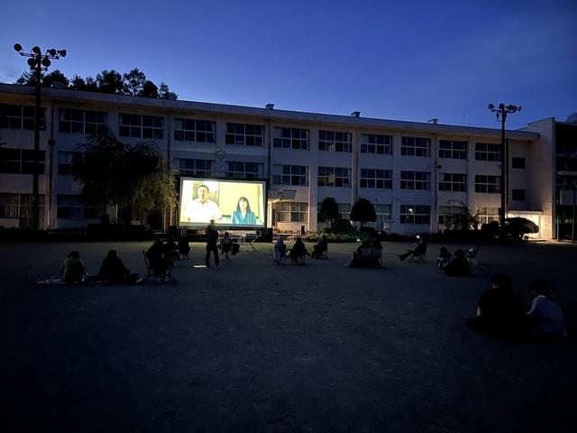 OPENAIR CINEMA＠山中湖村立山中湖中学校グラウンド