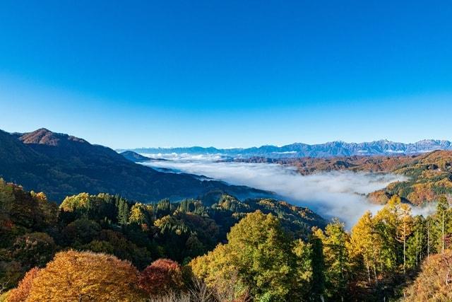 【紅葉・見ごろ】鬼無里　大望峠