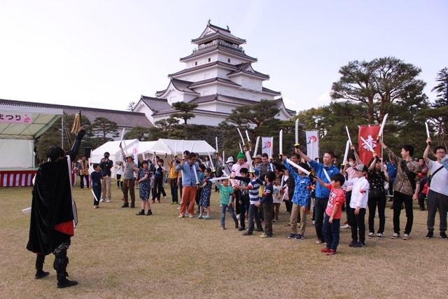 チャンバラ合戦in鶴ヶ城