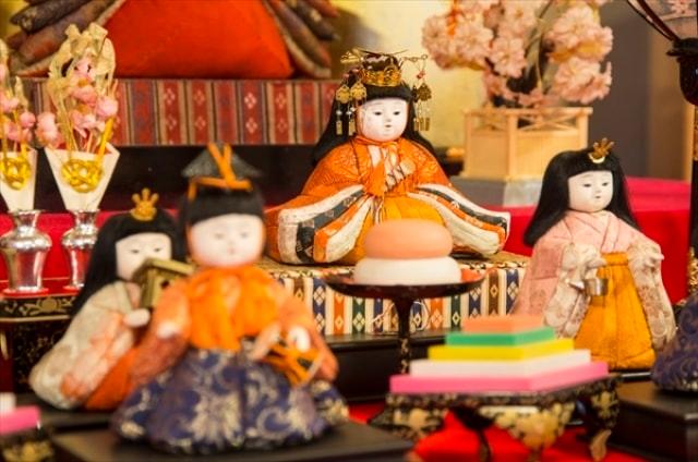 伊豆修善寺温泉女将の雛飾りin花小道