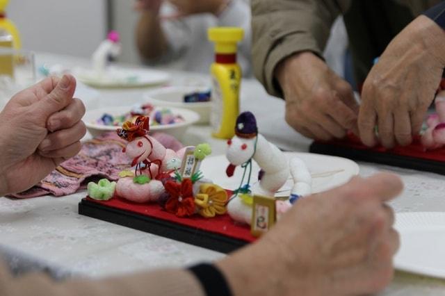 まゆ玉工作教室　干支飾り