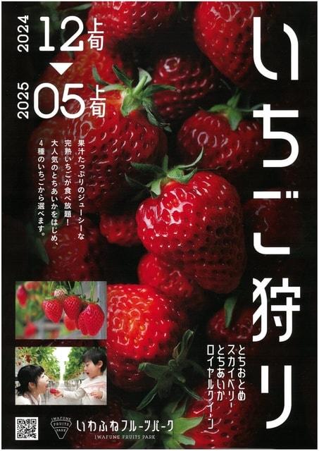 いわふねフルーツパーク　いちご狩り