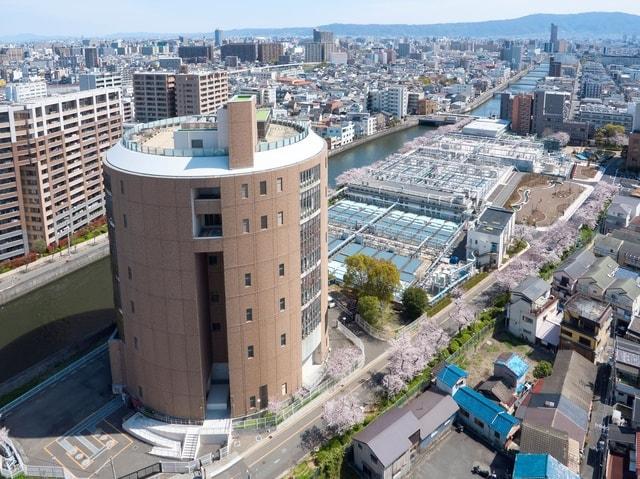 【桜・見ごろ】中浜下水処理場「中浜せせらぎの里」
