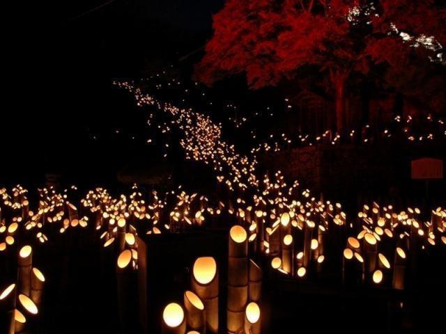 第26回たけた竹灯籠「竹楽（ちくらく）」