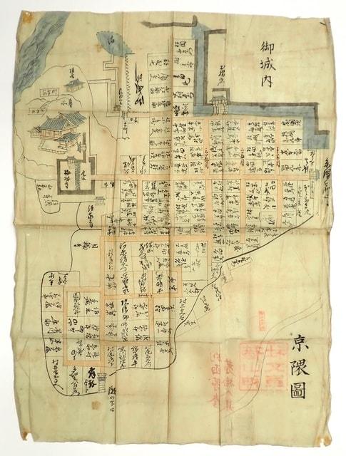 令和7年度特集展示２「久留米城下町の絵図　篠山神社所蔵歴史資料より」