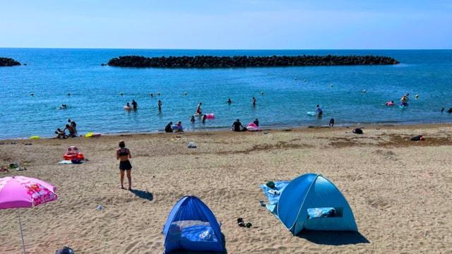 【海水浴】本荘マリーナ海水浴場